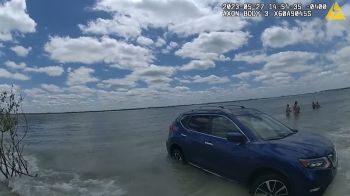 Car in water: